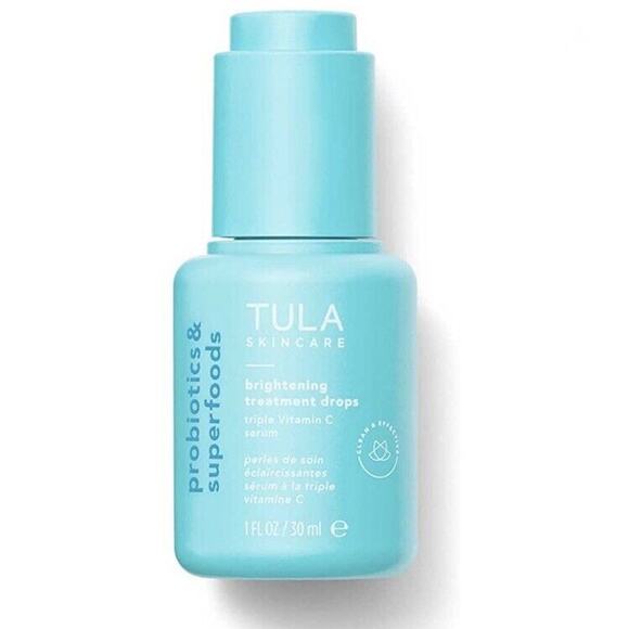 TULA Skincare Brightening Treatment Drops Triple Vitamin C Serum 1oz/30ml - Picture 1 of 10